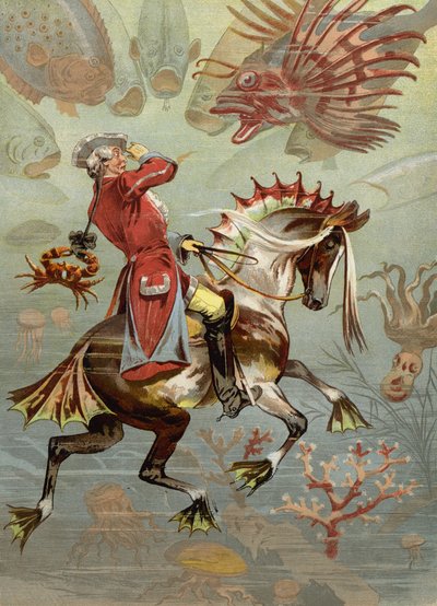 Illusztráció Münchausen báró kalandjaihoz alkotó: European School